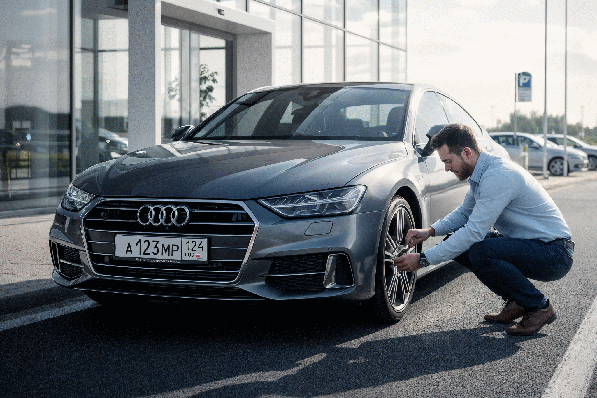 вешаем российские номера